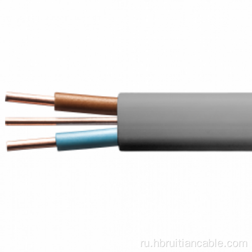 Провод электрического кабеля с плоской проволокой электрический кабельный провод
